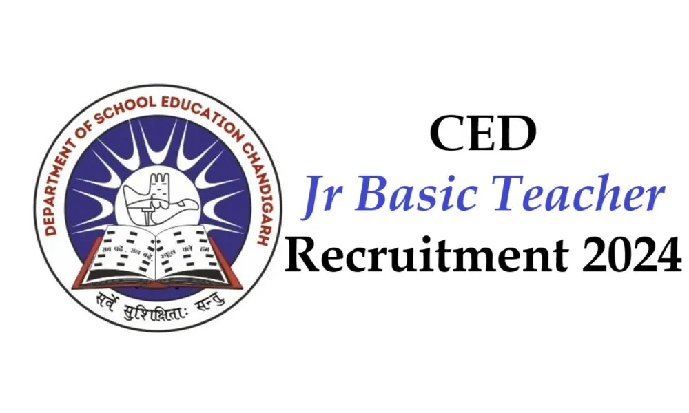 CED Jr Basic Teacher Recruitment 2024
