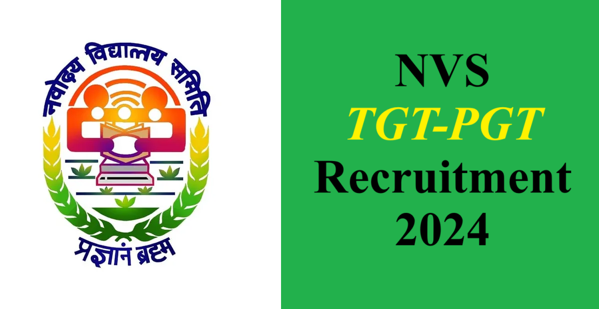 NVS TGT-PGT Recruitment 2024
