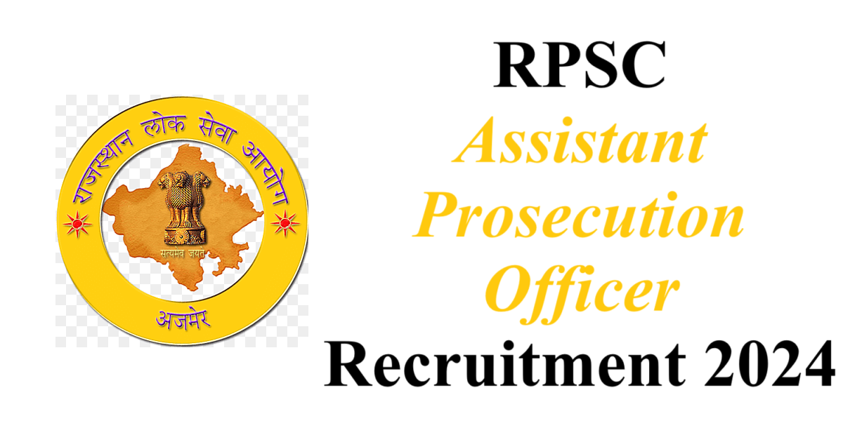 RPSC Assistant Prosecution Officer Recruitment 2024