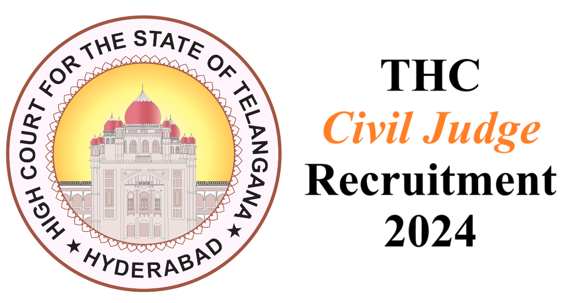 THC Civil Judge Recruitment 2024