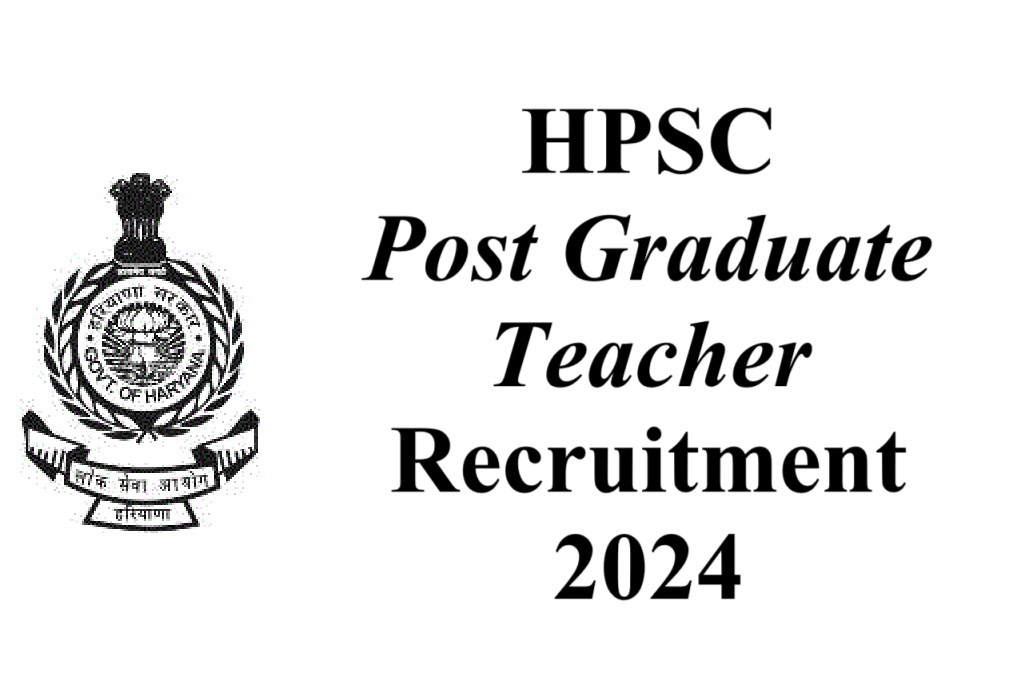 HPSC PGT Recruitment 2024
