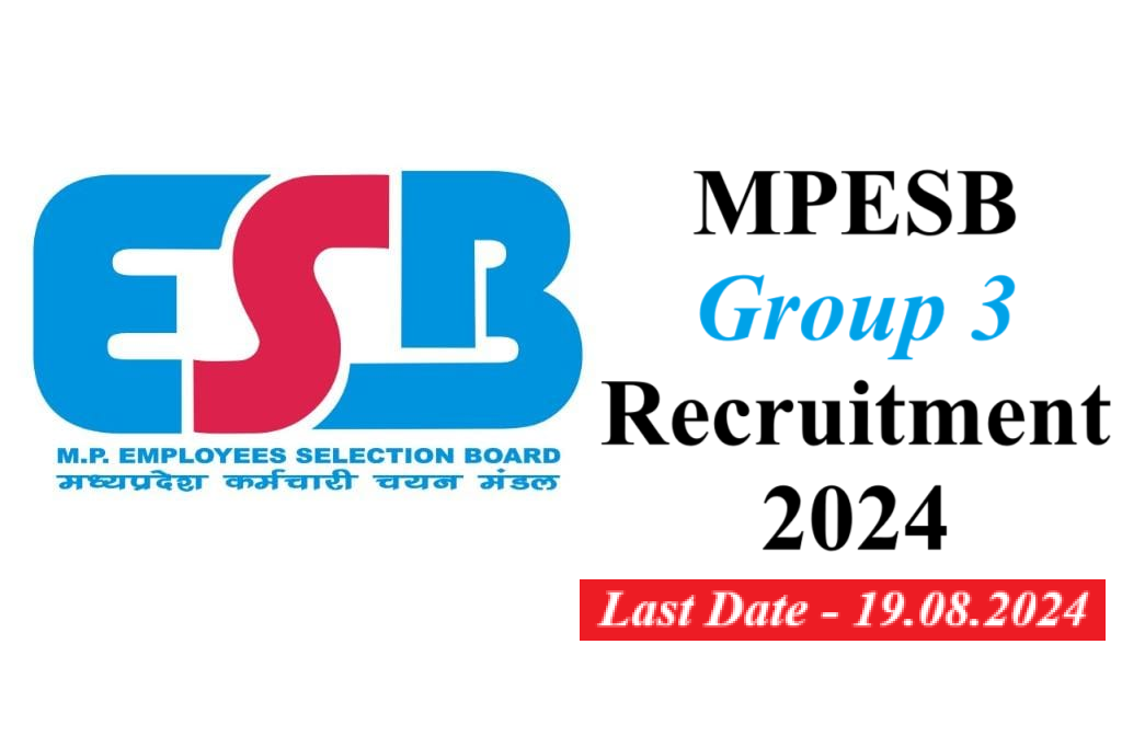 MPESB Group 3 Recruitment 2024