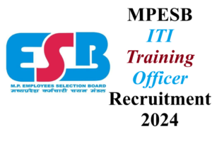 MPESB ITI TO Recruitment 2024