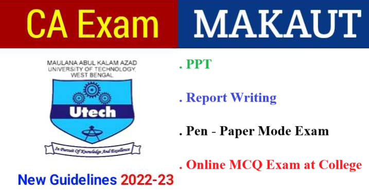 MAKAUT Continuous Assessment (CA) Exam Rules