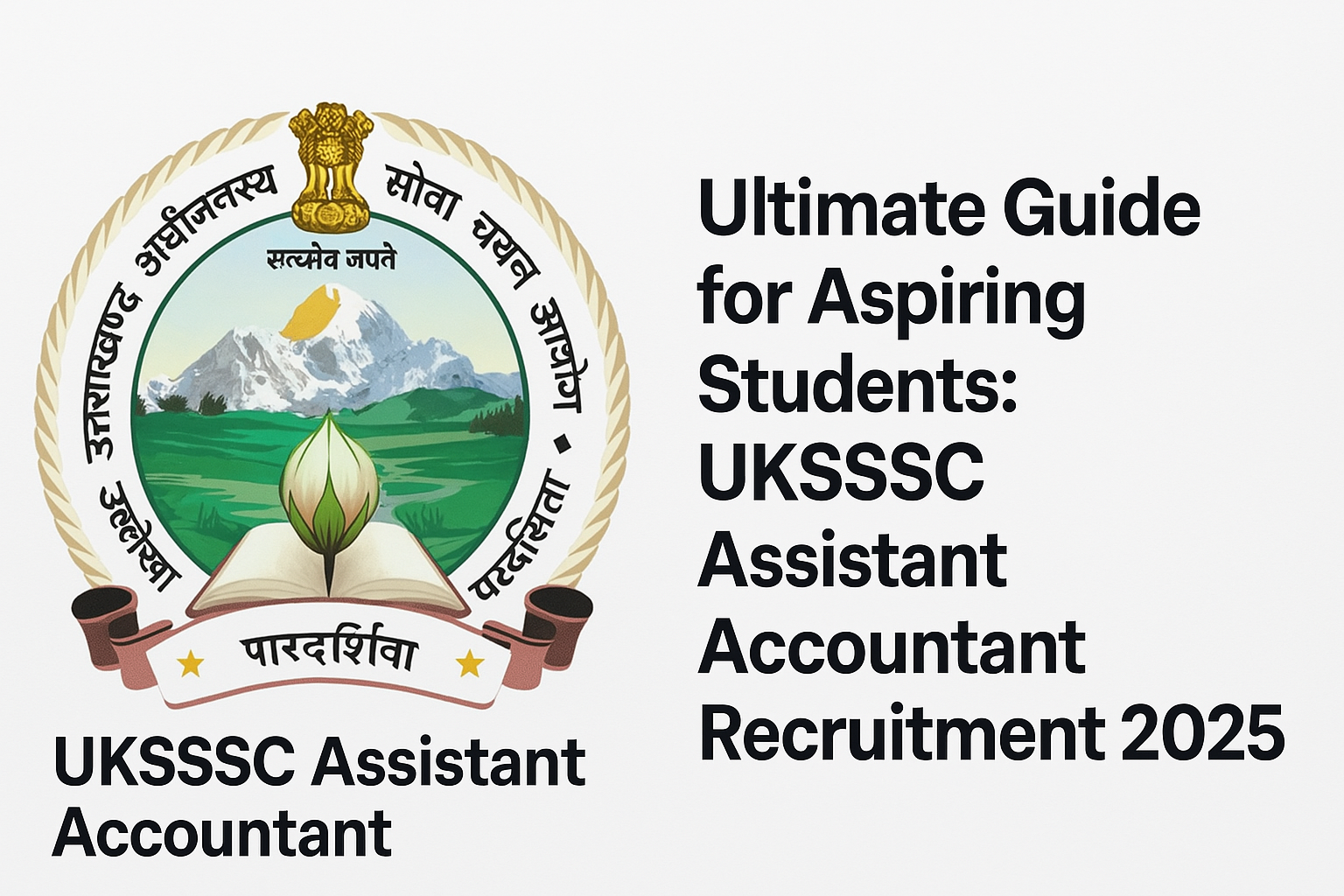 UKSSSC Asst Accountant Recruitment 2025