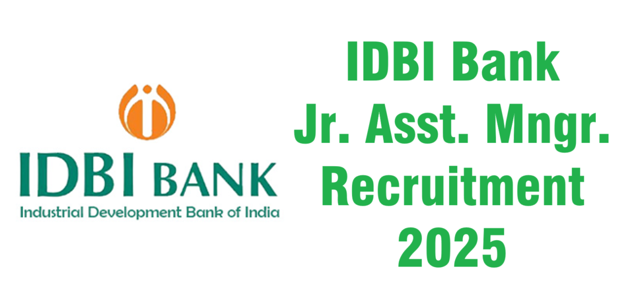 IDBI Bank Jr Asst Mngr Recruitment 2025