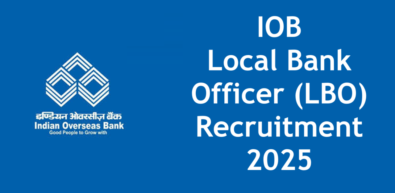 IOB LBO Recruitment 2025
