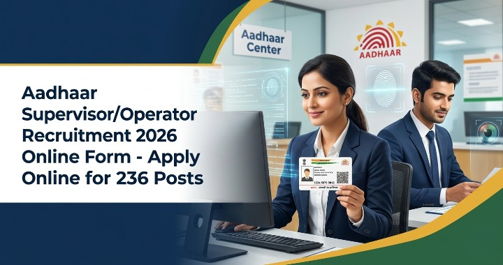 Aadhaar Operator Supervisor Recruitment 2026