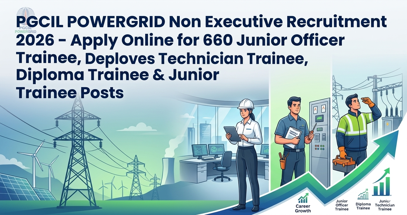 PowerGrid Non Executive Recruitment 2026