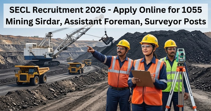 🚀SECL Apprentice Recruitment 2026 - Apply Online for 1055 Posts🌟